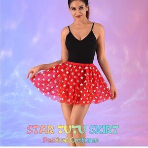 Big Star⭐️Tutu Layered Tulle Tutu Skirt Elastic Dance Ballet🩰Skirt